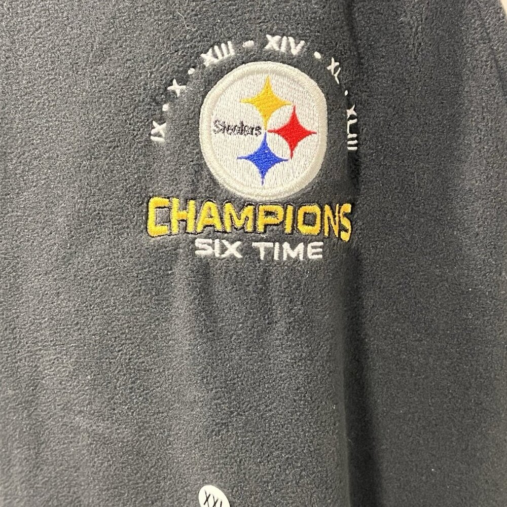 Pittsburgh Steelers Cutter & Buck Jacket 3XL NFL Champions Six Time NWT - Picture 2 of 16